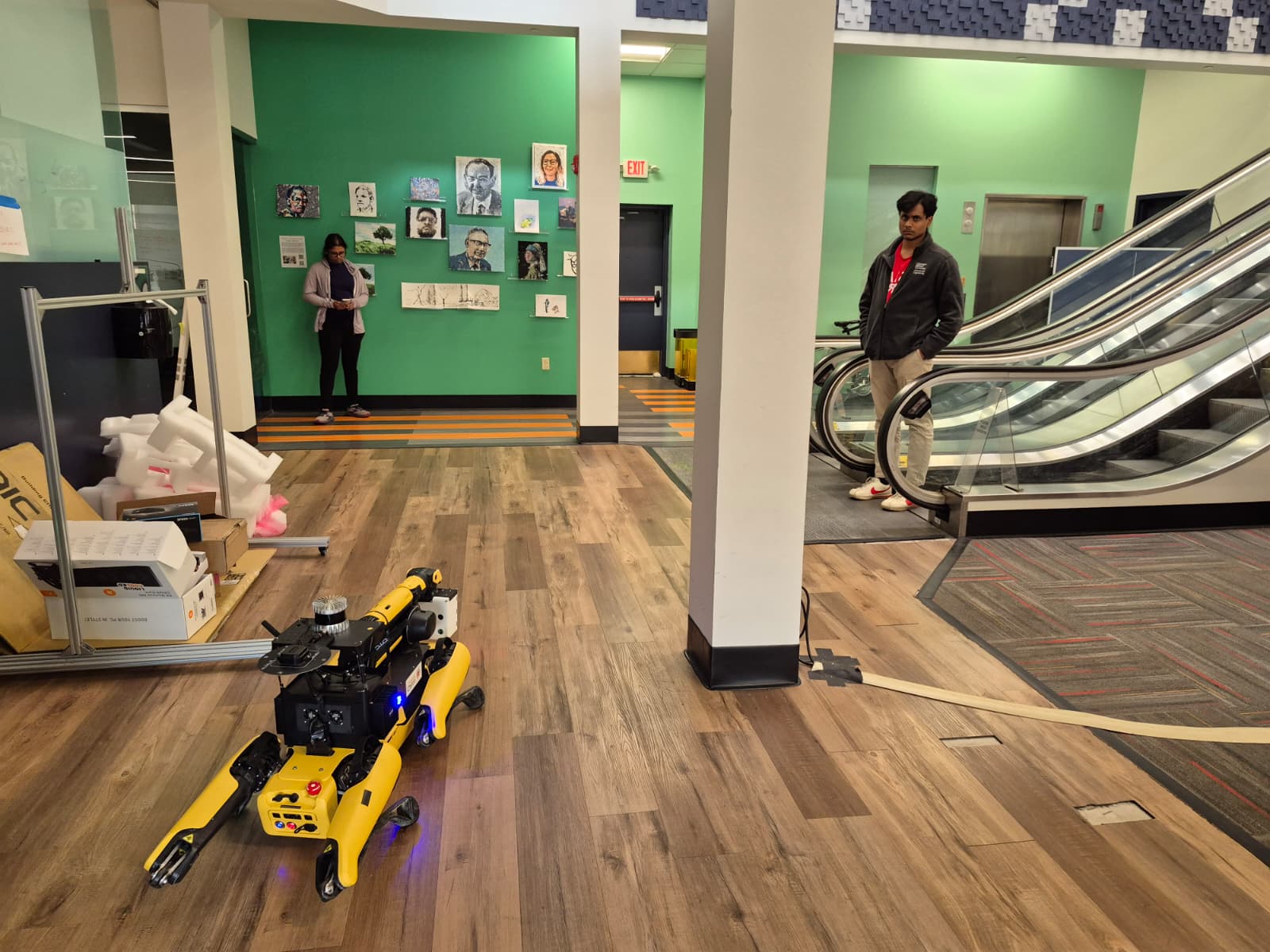 Spot robot at DARPA Triage Challenge field test